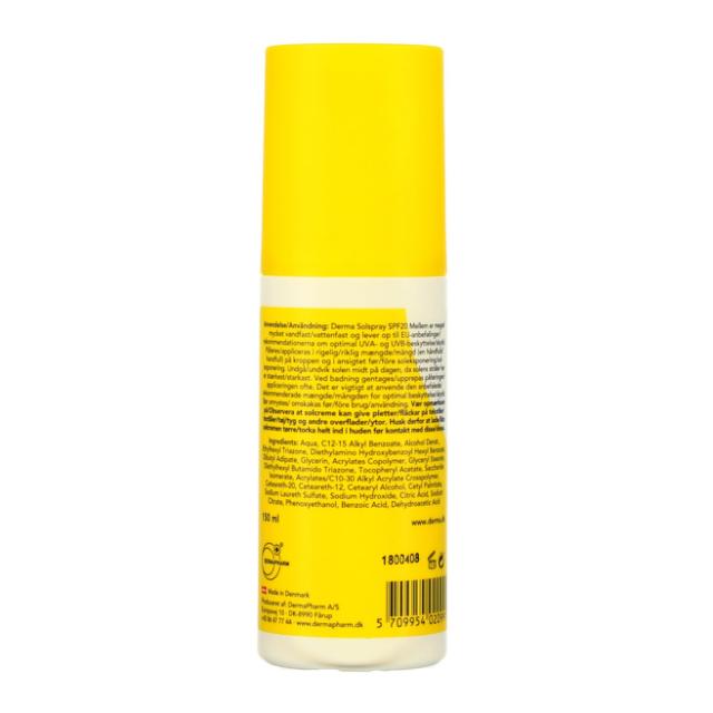 Derma Sun Solspray/Sonnenschutzspray SPF20 150 ml