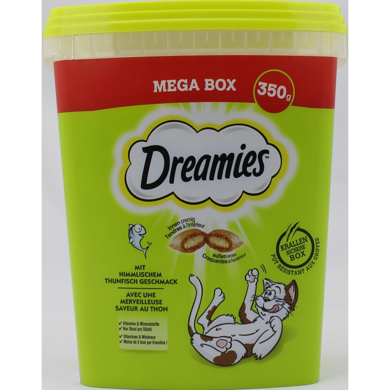 Dreamies Mega Box mit himmlischem Thunfisch Geschmack 350g